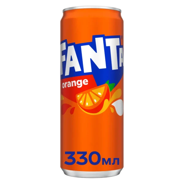 Напій Fanta Orange з/б, 0,33л